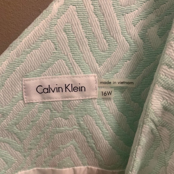 Calvin Klein sleeveless pastel tea dress - Picture 3 of 3